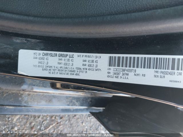 1C3CCCCB8FN559718 Chrysler 200 C