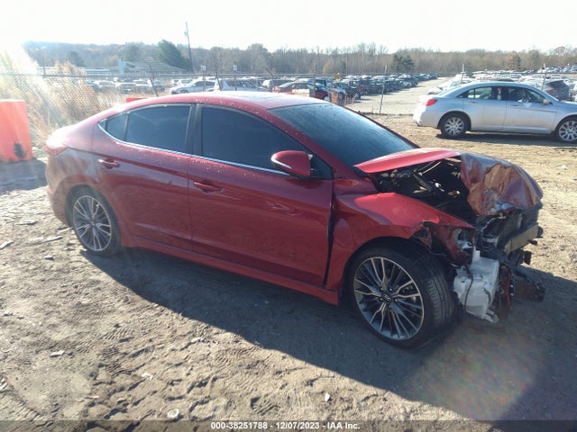2018 HYUNDAI ELANTRA SPORT VIN: KMHD04LB0JU500591