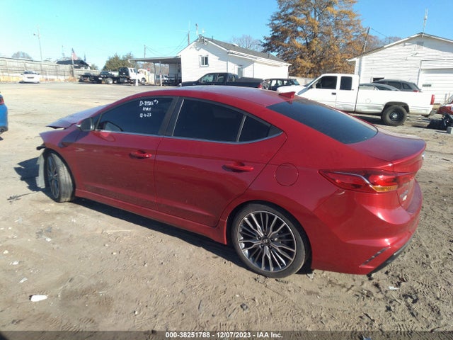 2018 HYUNDAI ELANTRA SPORT VIN: KMHD04LB0JU500591