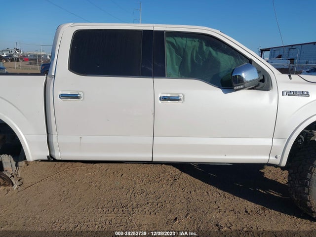 2018 FORD F-150 PLATINUM VIN: 1FTEW1EG3JFD52147
