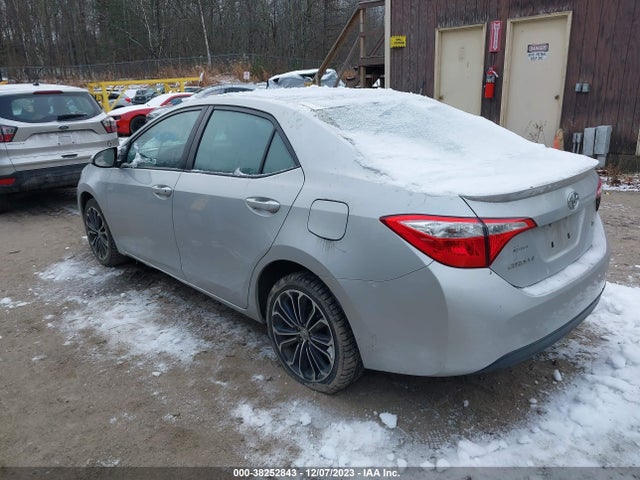 2016 TOYOTA COROLLA S PLUS VIN: 2T1BURHE2GC496887
