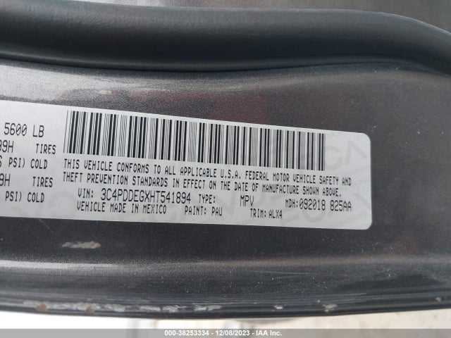 Dodge Journey Gt Awd 2017 3C4PDDEGXHT541894 Image 9
