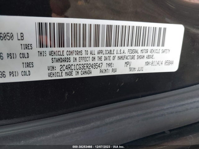 2C4RC1CG3ER249547 Chrysler Town & Country Touring-l