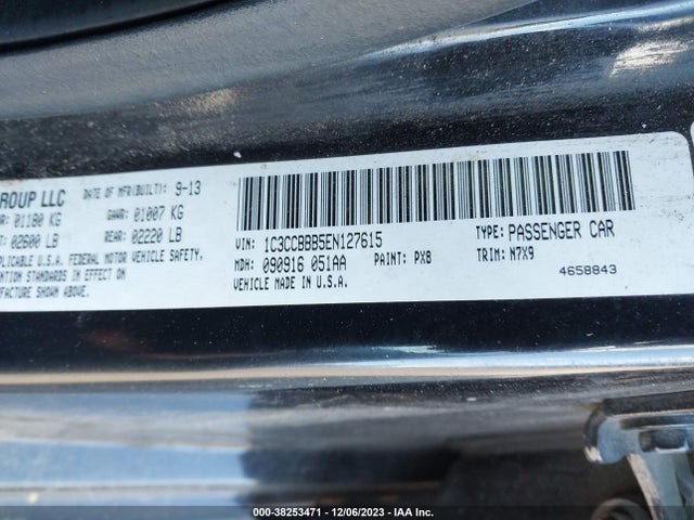 Chrysler 200 Touring 2014 1C3CCBBB5EN127615 Image 9