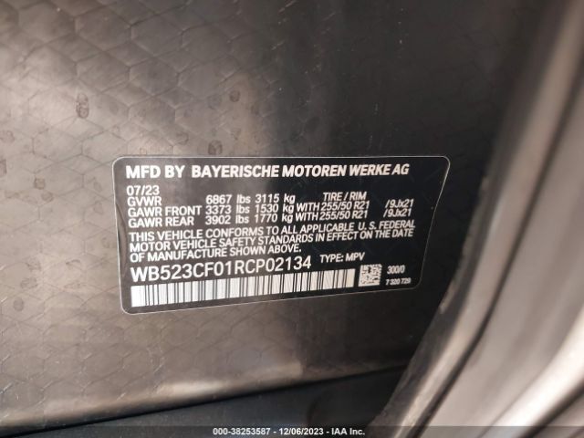 WB523CF01RCP02134 BMW Ix Xdrive50