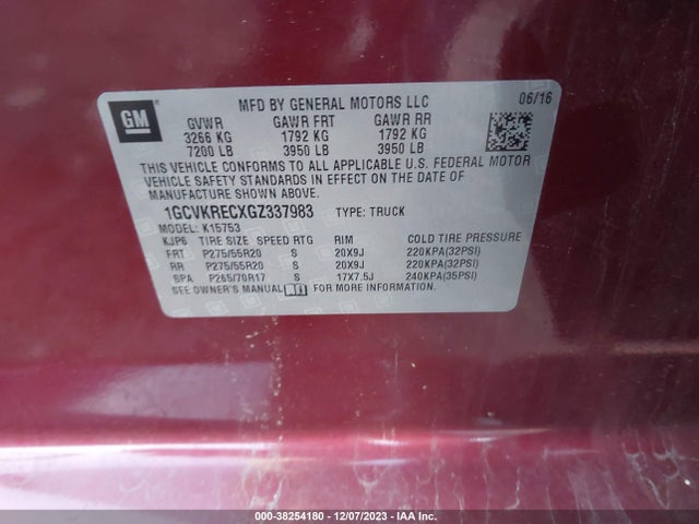 Chevrolet Silverado 1500 2lt 2016 1GCVKRECXGZ337983 Image 9