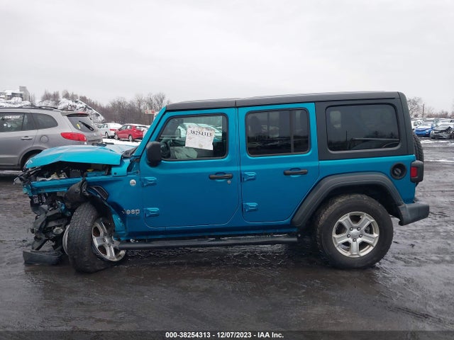 2019 Jeep Wrangler Unlimited Sport S 4x4 მანქანა იყიდება აუქციონზე, vin: 1C4HJXDG1KW677817, აუქციონის ნომერი: 38254313