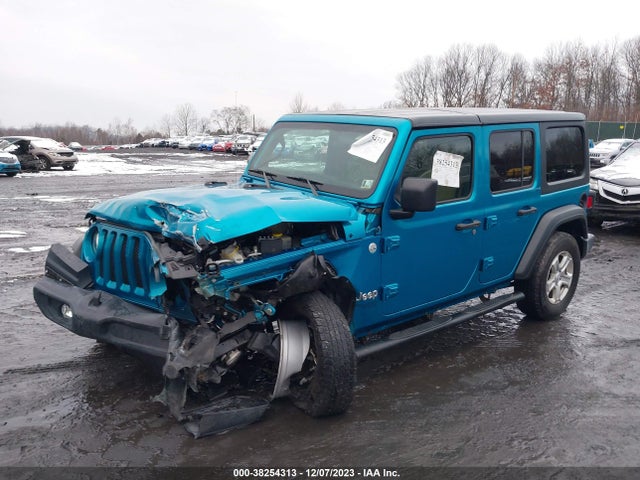 2019 Jeep Wrangler Unlimited Sport S 4x4 მანქანა იყიდება აუქციონზე, vin: 1C4HJXDG1KW677817, აუქციონის ნომერი: 38254313