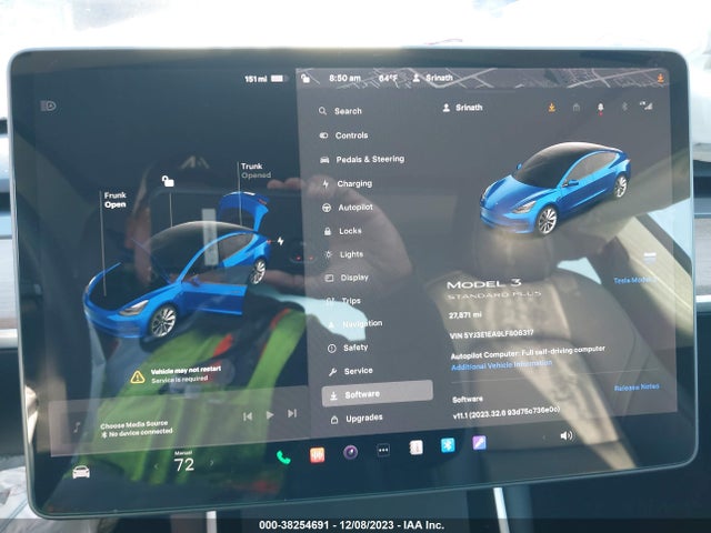 2020 TESLA MODEL 3 5YJ3E1EA9LF806317 Photo 6