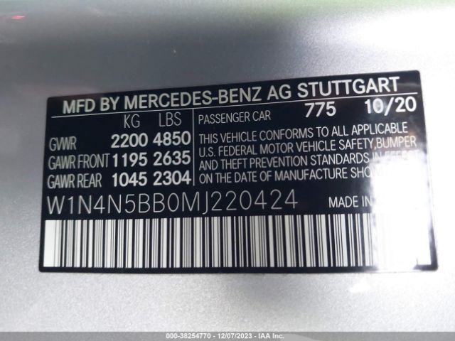 2021 MERCEDES-BENZ AMG GLA 35 W1N4N5BB0MJ220424 Photo 8