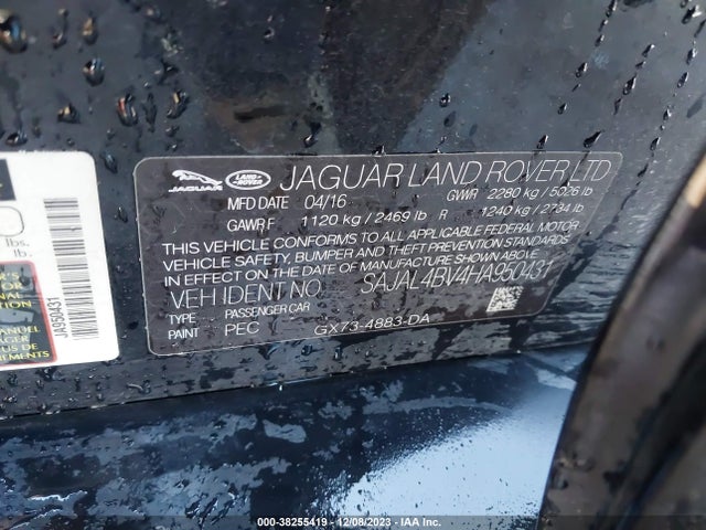 2017 JAGUAR XE SAJAL4BV4HA950431 Photo 8