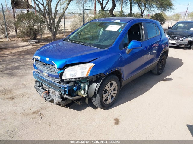 Chevrolet Trax 1ls 2016 KL7CJKSB5GB549175 Image 2