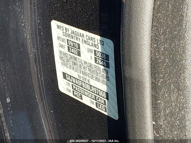 2011 JAGUAR XF SAJWA0FB0BLR97066 Photo 8