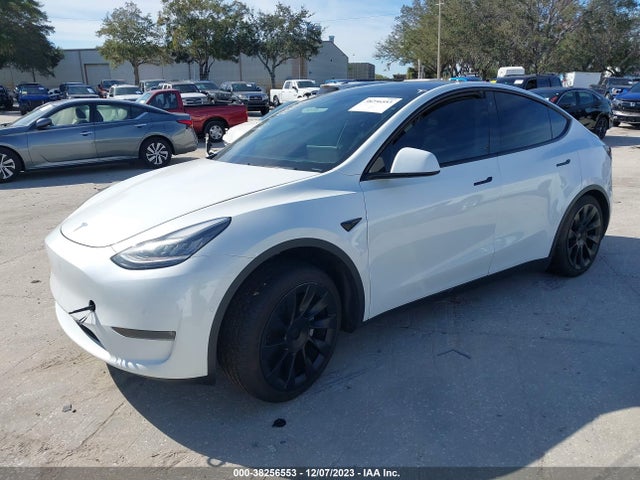 2020 TESLA MODEL Y LONG RANGE DUAL MOTOR ALL-WHEEL DRIVE VIN: 5YJYGDEE3LF038869