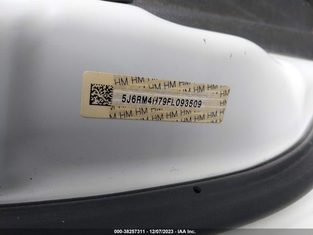 Honda Cr-v Ex-l 2015 5J6RM4H79FL093509 Image 9