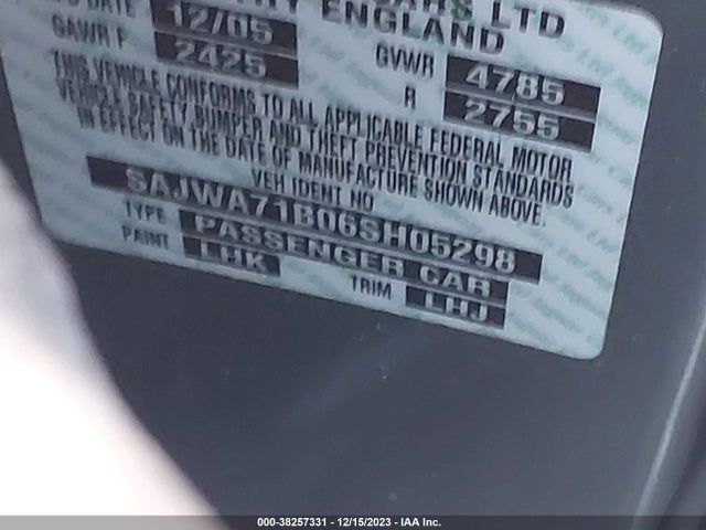 2006 JAGUAR XJ SAJWA71B06SH05298 Photo 8