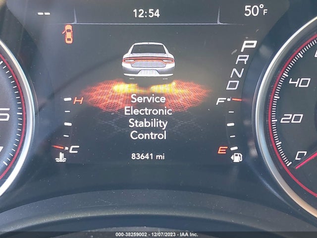 2019 DODGE CHARGER POLICE VIN: 2C3CDXKT4KH693353