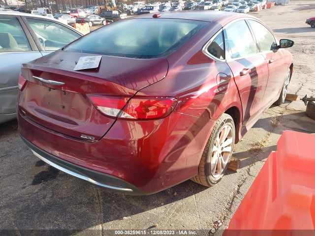 2016 CHRYSLER 200 LIMITED VIN: 1C3CCCAB0GN110795