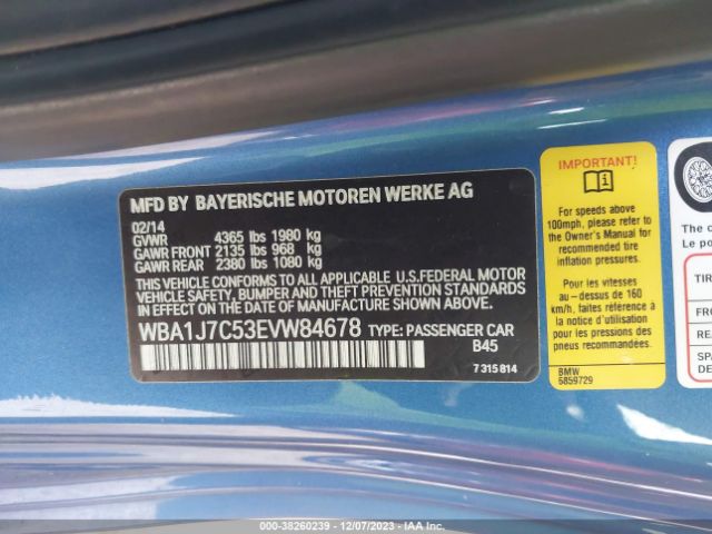 WBA1J7C53EVW84678 BMW M235