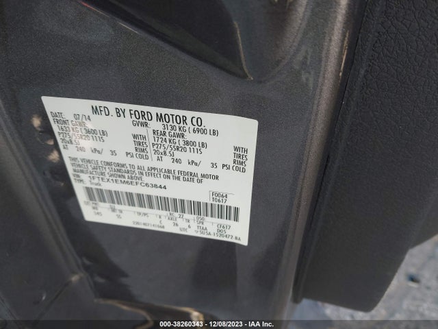 Ford F-150 Stx 2014 1FTEX1EM6EFC63844 Image 9