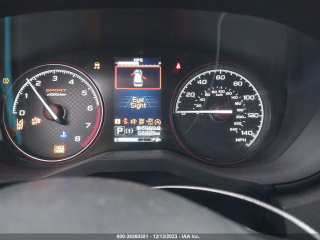 2022 SUBARU FORESTER SPORT VIN: JF2SKAJC0NH438349