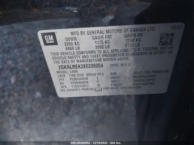 2GKALREK2E6208054 GMC Terrain Sle-2