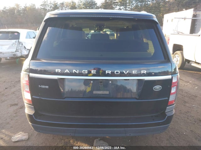 2015 LAND ROVER RANGE ROVER 3.0L V6 SUPERCHARGED HSE VIN: SALGS2VF8FA199179