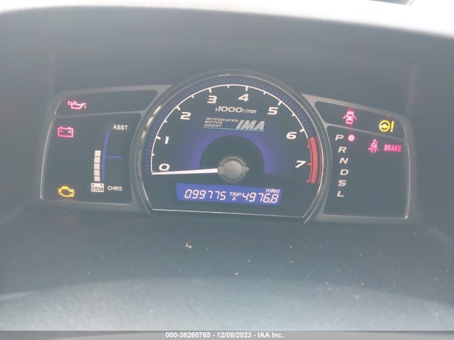 2009 HONDA CIVIC HYBRID VIN: JHMFA36299S010866