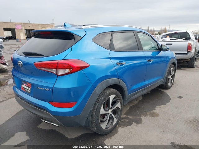 Продажа на аукционе авто 2016 Hyundai Tucson Limited, vin: KM8J33A26GU172626, номер лота: 38260777