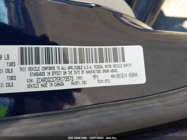 2C4RDGCG7ER173573 Dodge Grand Caravan Sxt