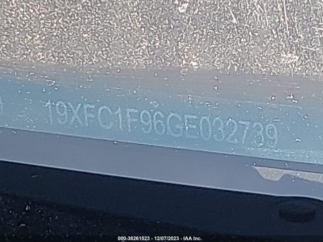 Honda Civic Touring 2016 19XFC1F96GE032739 Image 9