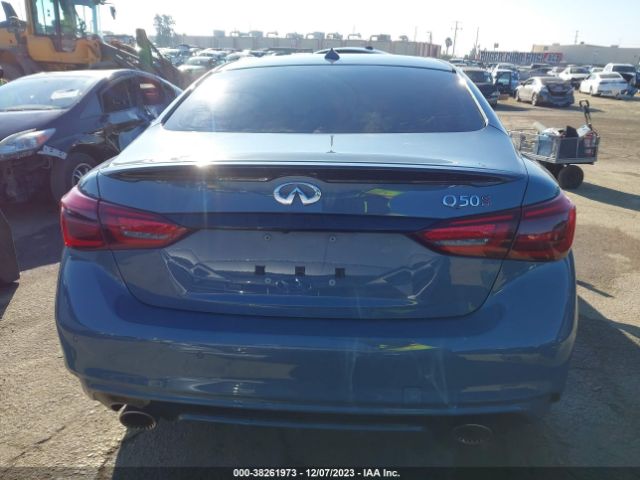 JN1FV7DP0MM850675 Infiniti Q50 Red Sport 400