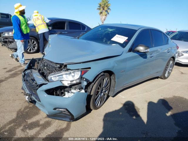 JN1FV7DP0MM850675 Infiniti Q50 Red Sport 400