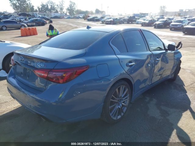 JN1FV7DP0MM850675 Infiniti Q50 Red Sport 400