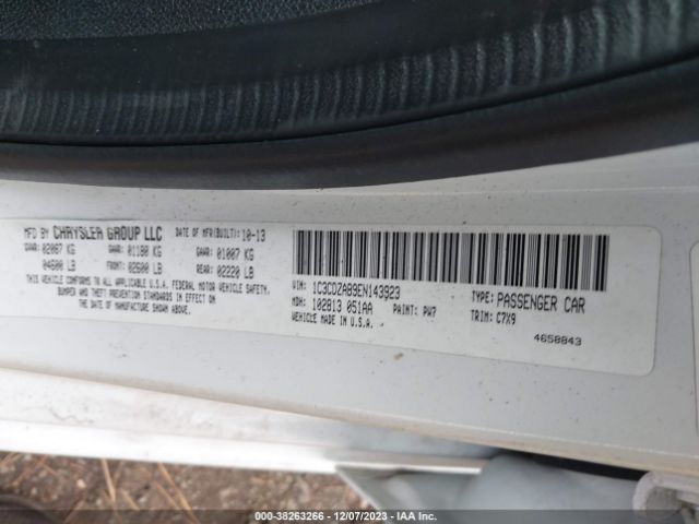 1C3CDZAB9EN143923 Dodge AVENGER SE