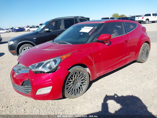 2012 HYUNDAI VELOSTER BASE W/GRAY VIN: KMHTC6AD2CU048391