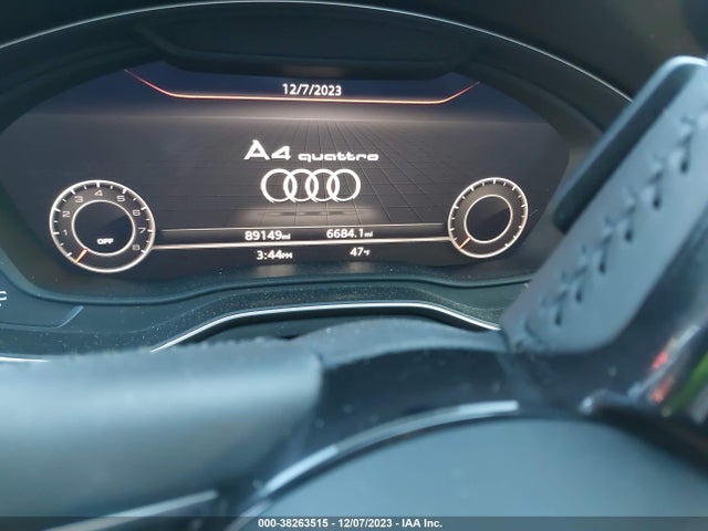 2018 AUDI A4 2.0T TECH PREMIUM/2.0T PREMIUM VIN: WAUENAF40JA107419