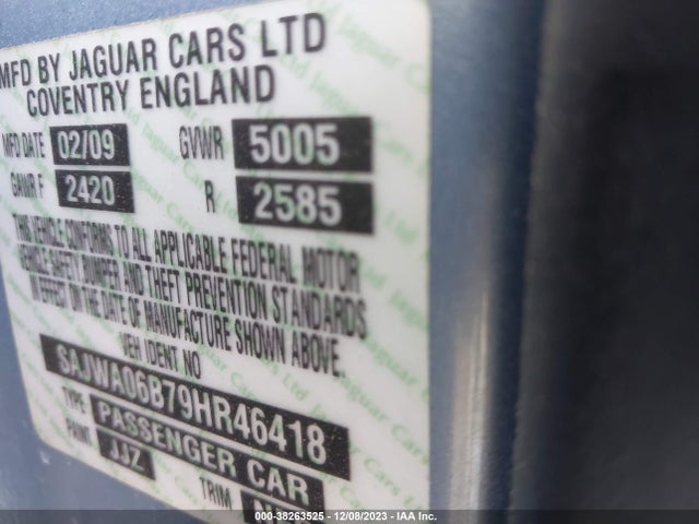 2009 JAGUAR XF SAJWA06B79HR46418 Photo 8