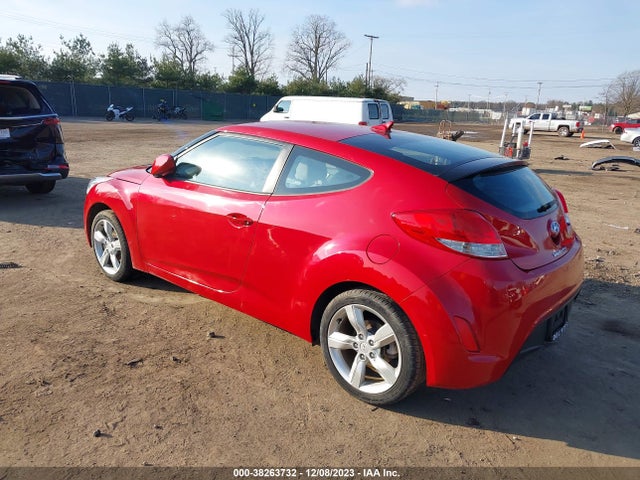 2013 HYUNDAI VELOSTER GRAY INT VIN: KMHTC6AD1DU101552