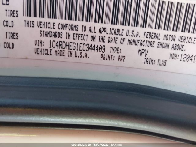 1C4RDHEG1EC344409 Dodge Durango Citadel