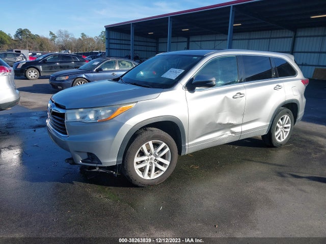 2014 TOYOTA HIGHLANDER LE VIN: 5TDZARFH6ES008520