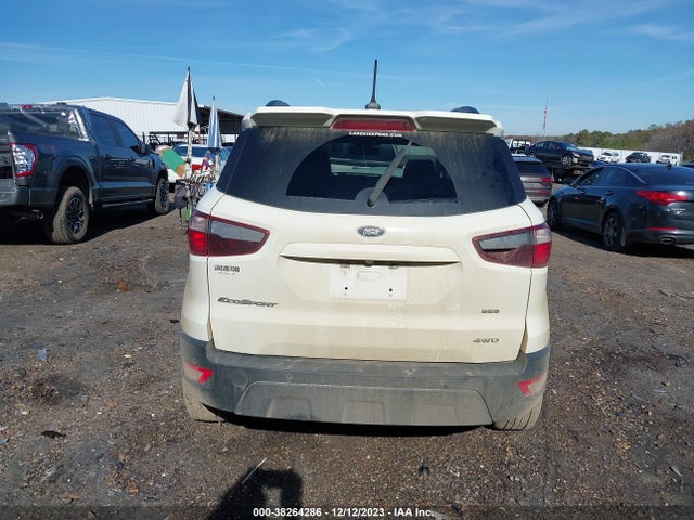 2020 FORD ECOSPORT SES VIN: MAJ6S3JL6LC367704