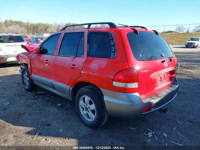 2005 HYUNDAI SANTA FE GLS VIN: KM8SC13D15U872526