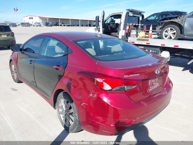 2016 HYUNDAI ELANTRA SE VIN: 5NPDH4AE6GH722209