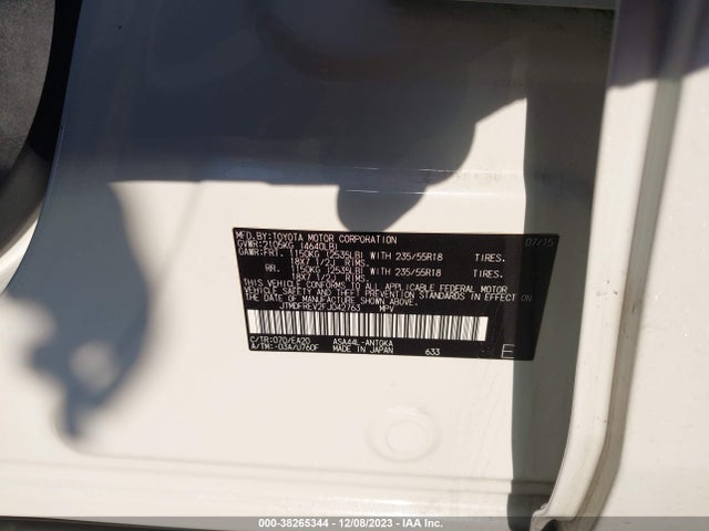Toyota Rav4 Limited 2015 JTMDFREV2FJ042763 Image 9