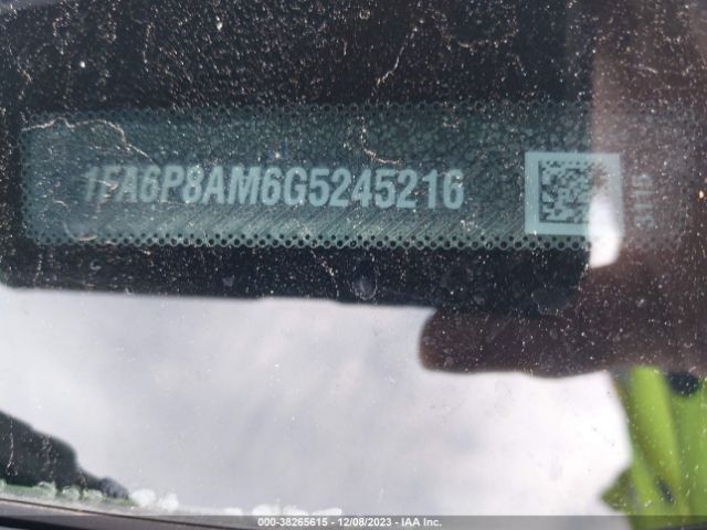 2016 FORD MUSTANG 1FA6P8AM6G5245216 Photo 8