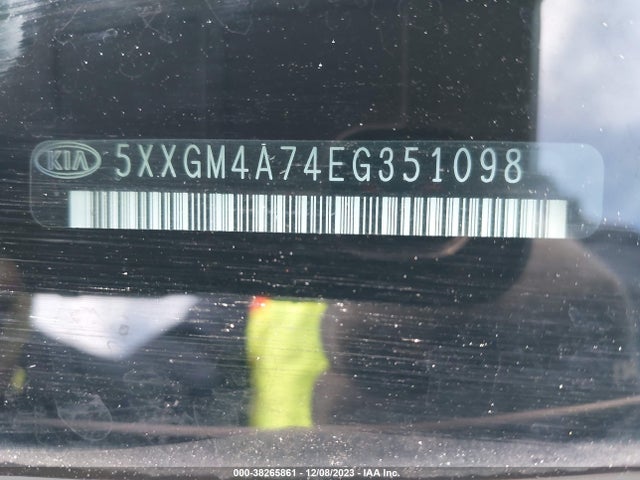 KIA Optima Lx 2014 5XXGM4A74EG351098 Image 9