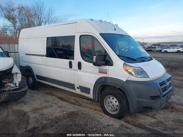 2017 Ram Promaster 2500 High Roof 159 Wb მანქანა იყიდება აუქციონზე, vin: 3C6TRVDG4HE528495, აუქციონის ნომერი: 38266035