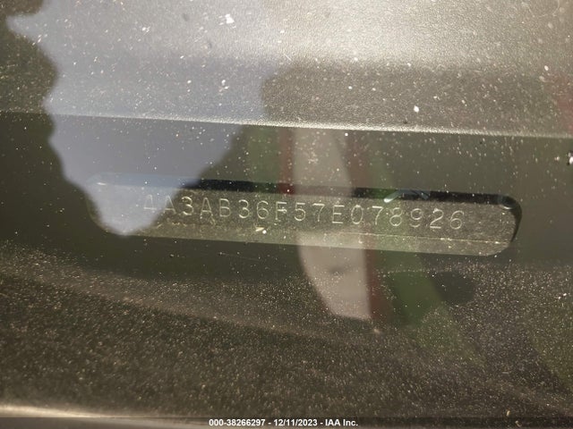 2007 MITSUBISHI GALANT ES/SE VIN: 4A3AB36F57E078926