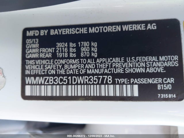 2013 MINI COUNTRYMAN WMWZB3C51DWR35778 Photo 8